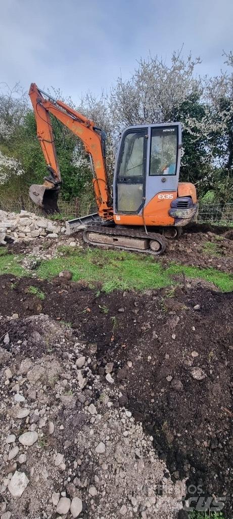 Hitachi Ex35 Mini ekskavatoriai < 7 t