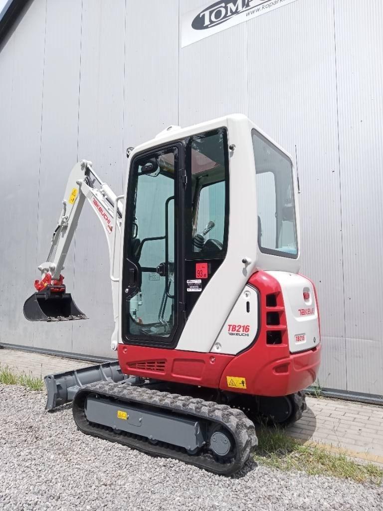 Takeuchi TB 216 Mini ekskavatoriai < 7 t