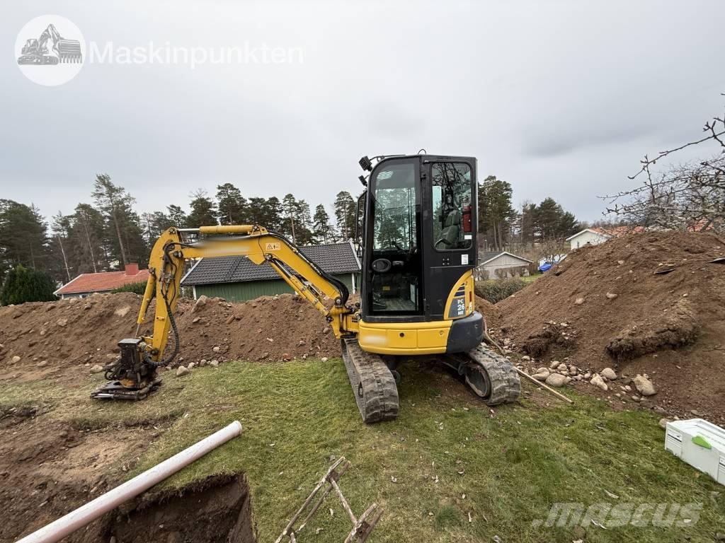 Komatsu PC 26 MR-3 Mini ekskavatoriai < 7 t