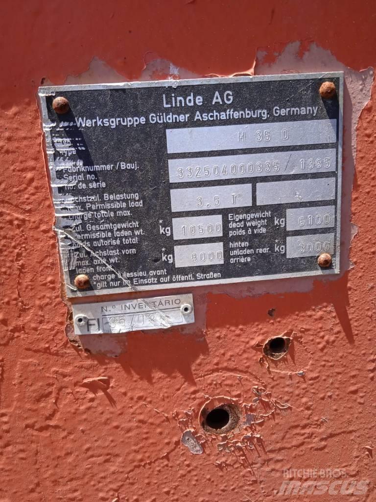 Linde H 35 D Dyzeliniai krautuvai