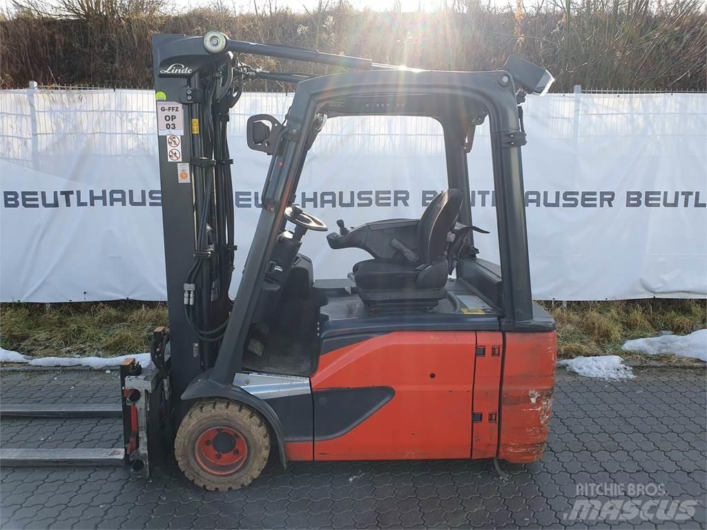 Linde E18L Elektriniai šakiniai krautuvai
