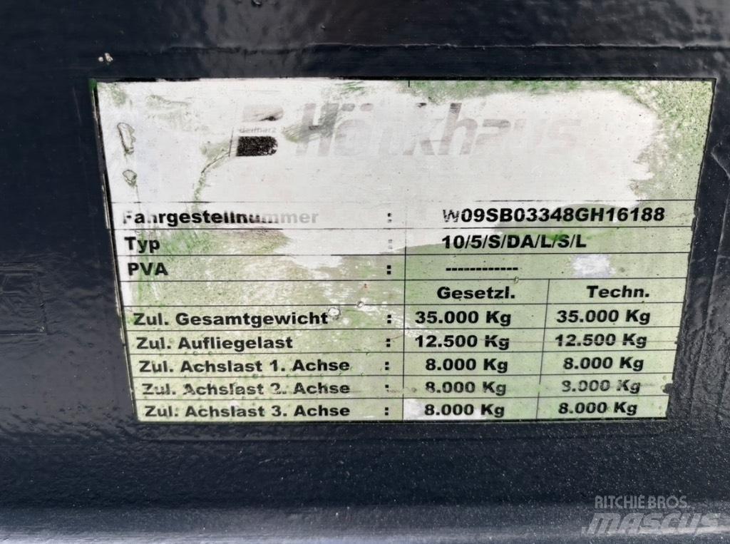  Hoenkhaus 10m3 mixer Kitos puspriekabės