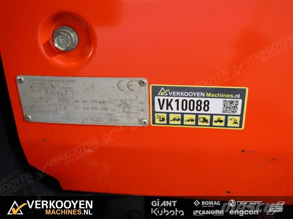 Kubota KX019-4 Mini ekskavatoriai < 7 t