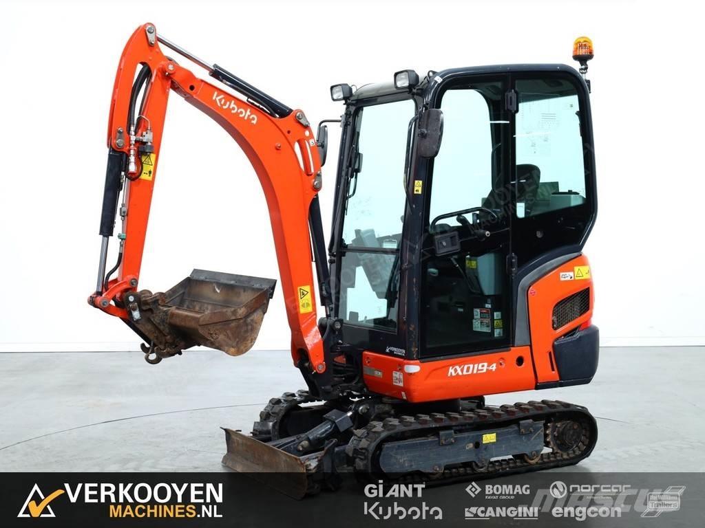 Kubota KX019-4 Mini ekskavatoriai < 7 t