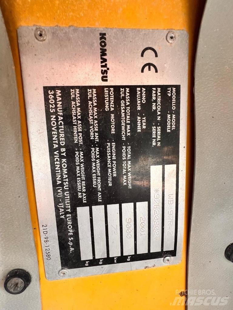 Komatsu WB 97 R-2 Ekskavatoriniai krautuvai