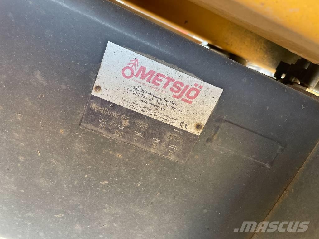 Metsjö Meta Dump 6.3 Savivartės priekabos