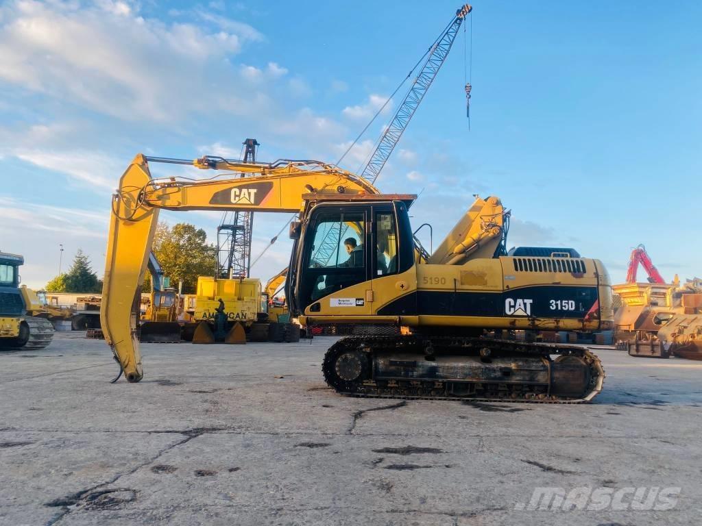CAT 315 D L Vikšriniai ekskavatoriai