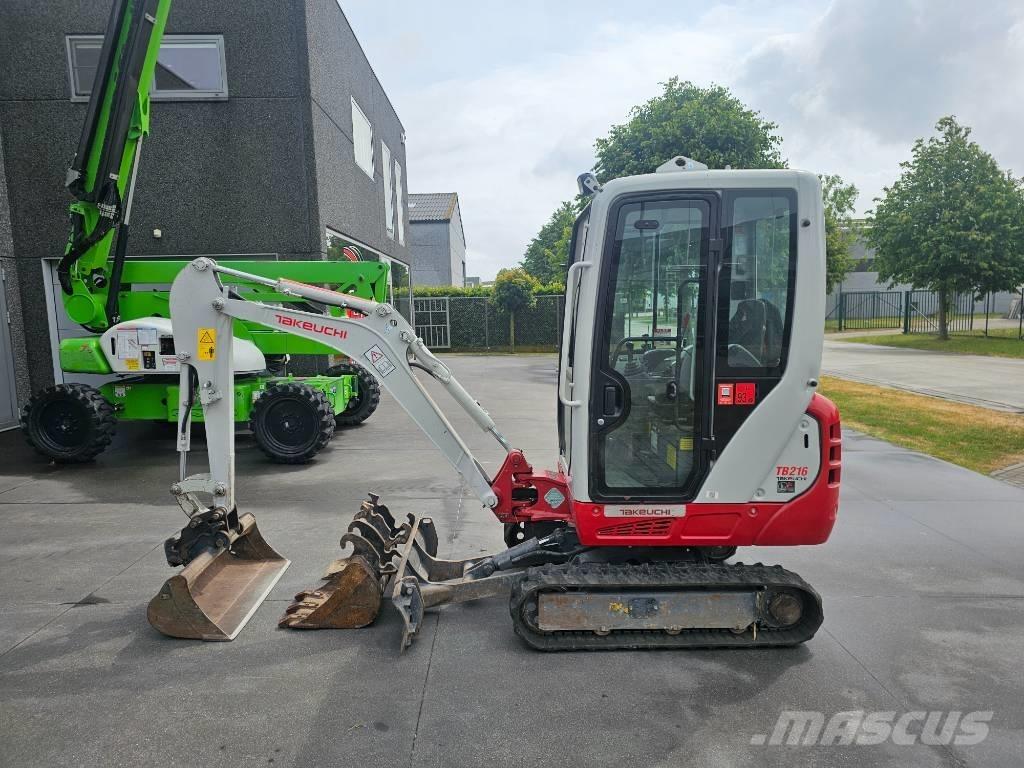 Takeuchi TB 216 Mini ekskavatoriai < 7 t