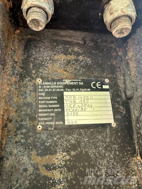 Hammer MHB 1450 D Hidrauliniai kūjai / Trupintuvai