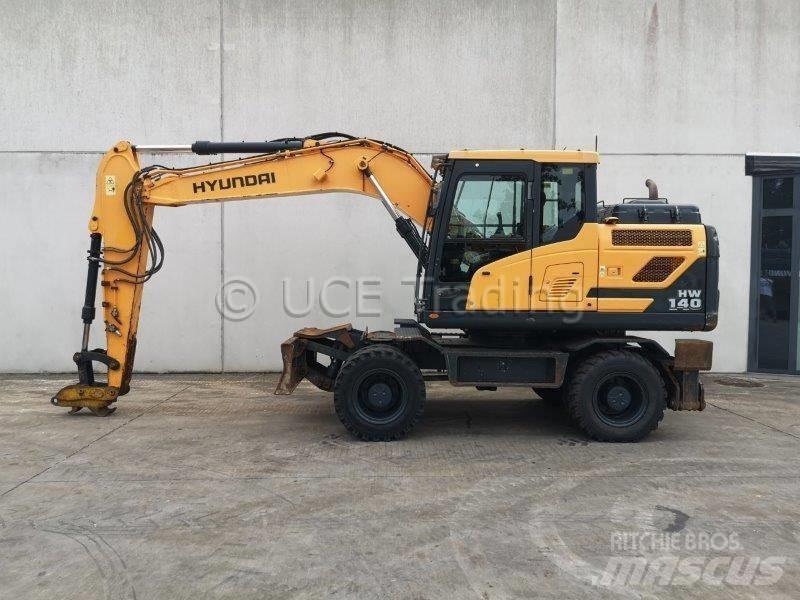 Hyundai HW140 Ratiniai ekskavatoriai