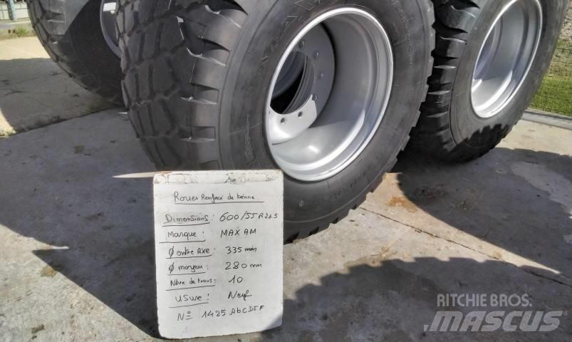  MAXAM 600/55R26.5 Padangos, ratai ir ratlankiai