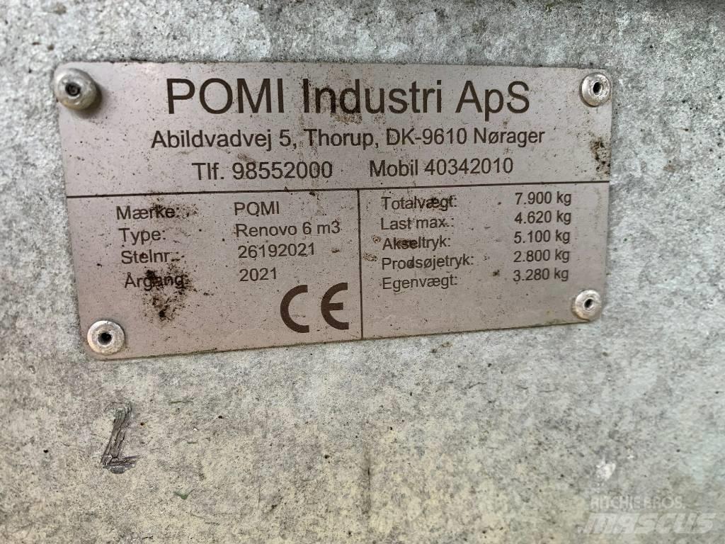 Pomi Renovo 6 m3 Atliekų suspaudimo į paketus įrenginiai