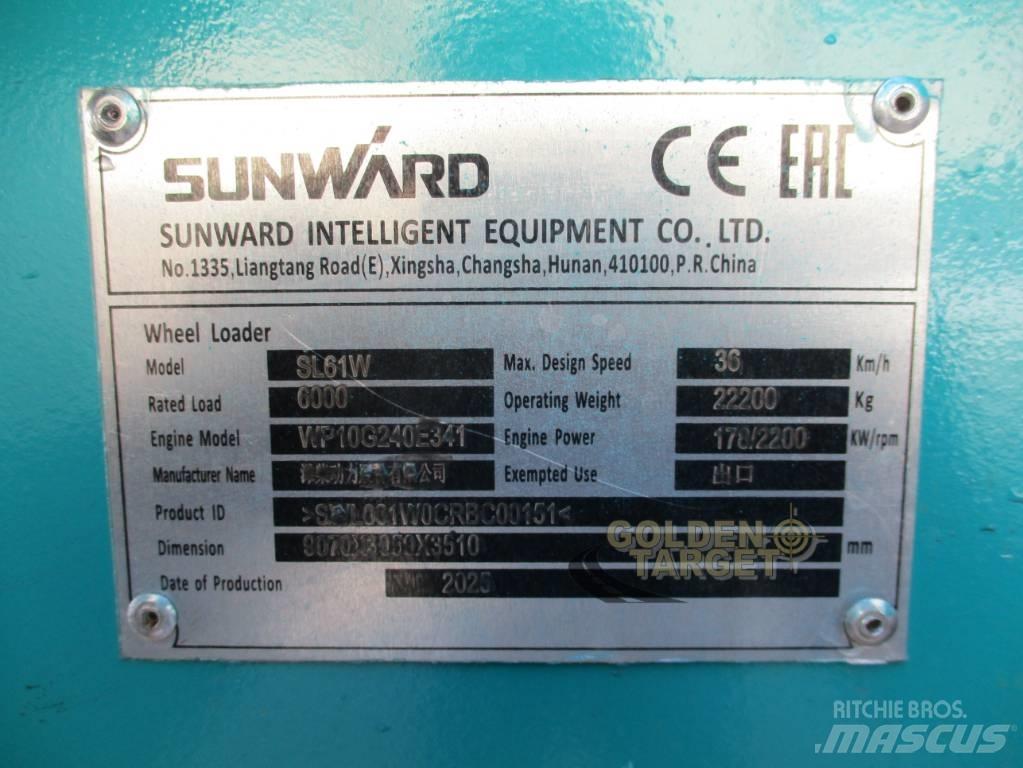 Sunward SL61W Naudoti ratiniai krautuvai