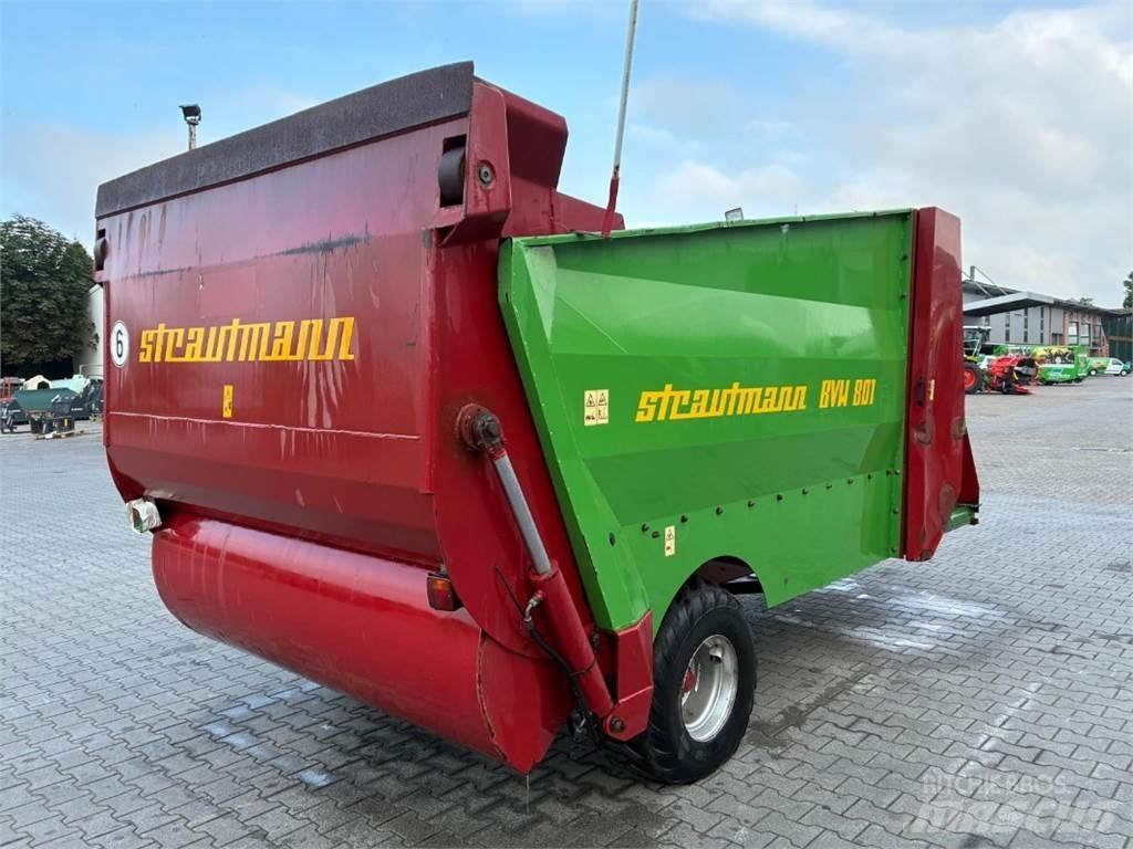 Strautmann BVW 801 Priėmimo bunkeriai, pūtimo įrenginiai ir keltuvai