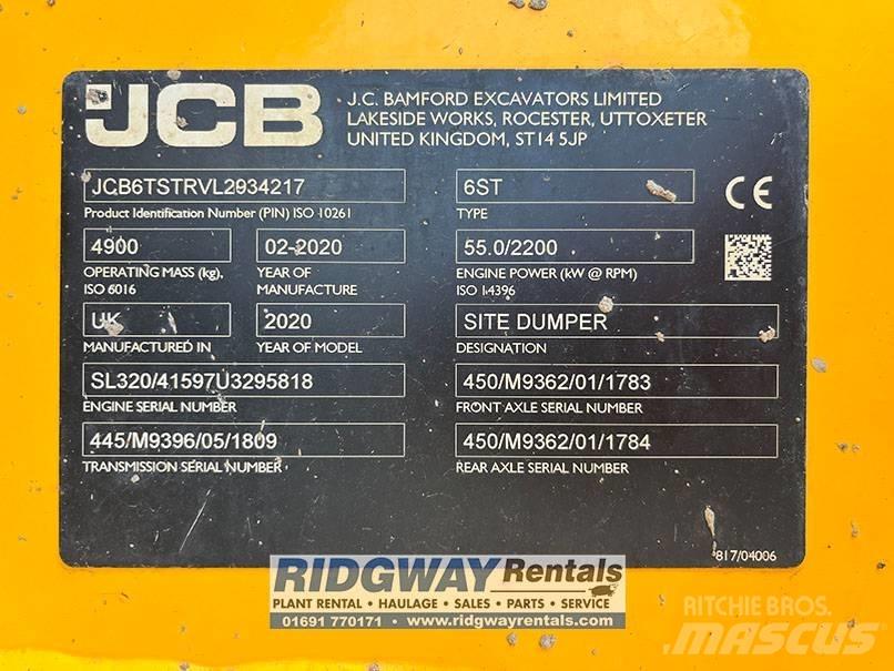 JCB 6 ST Statybiniai savivarčiai sunkvežimiai