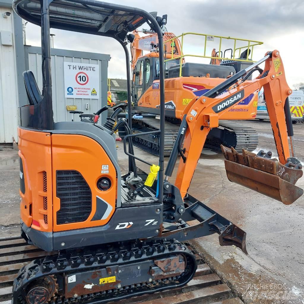 Doosan DX 17 Ratiniai ekskavatoriai