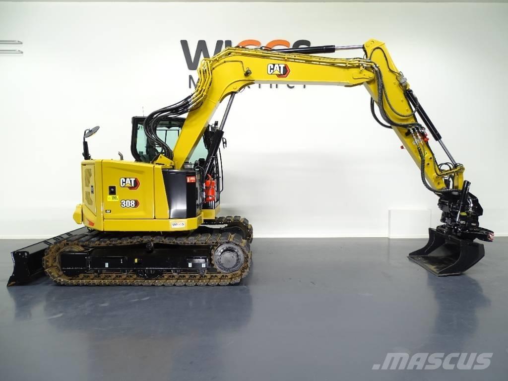 CAT 308 CR Vidutinės galios ekskavatoriai 7-12 t