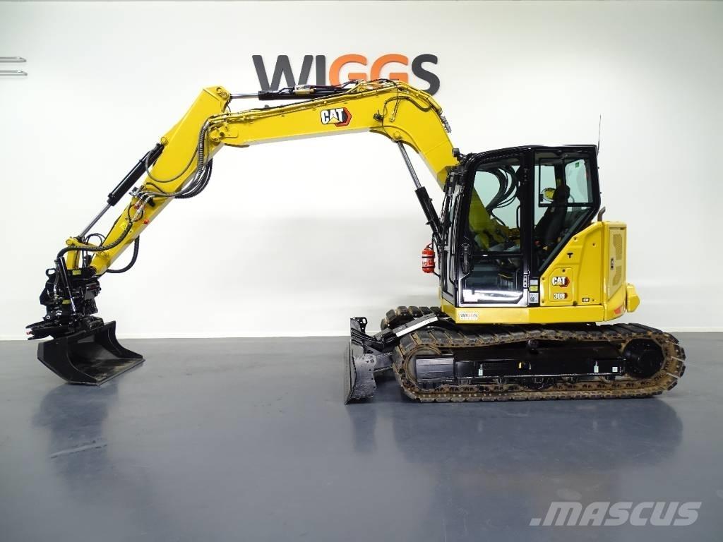 CAT 308 CR Vidutinės galios ekskavatoriai 7-12 t