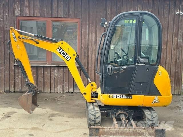 JCB 8018 Mini ekskavatoriai < 7 t
