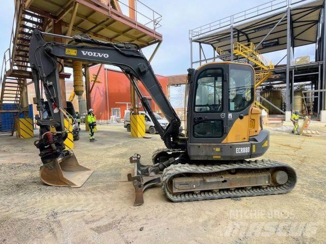 Volvo ECR 88-D Vidutinės galios ekskavatoriai 7-12 t