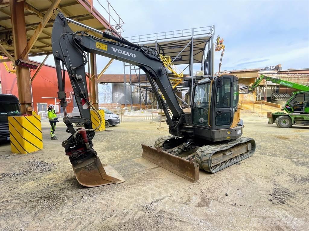 Volvo ECR 88-D Vidutinės galios ekskavatoriai 7-12 t