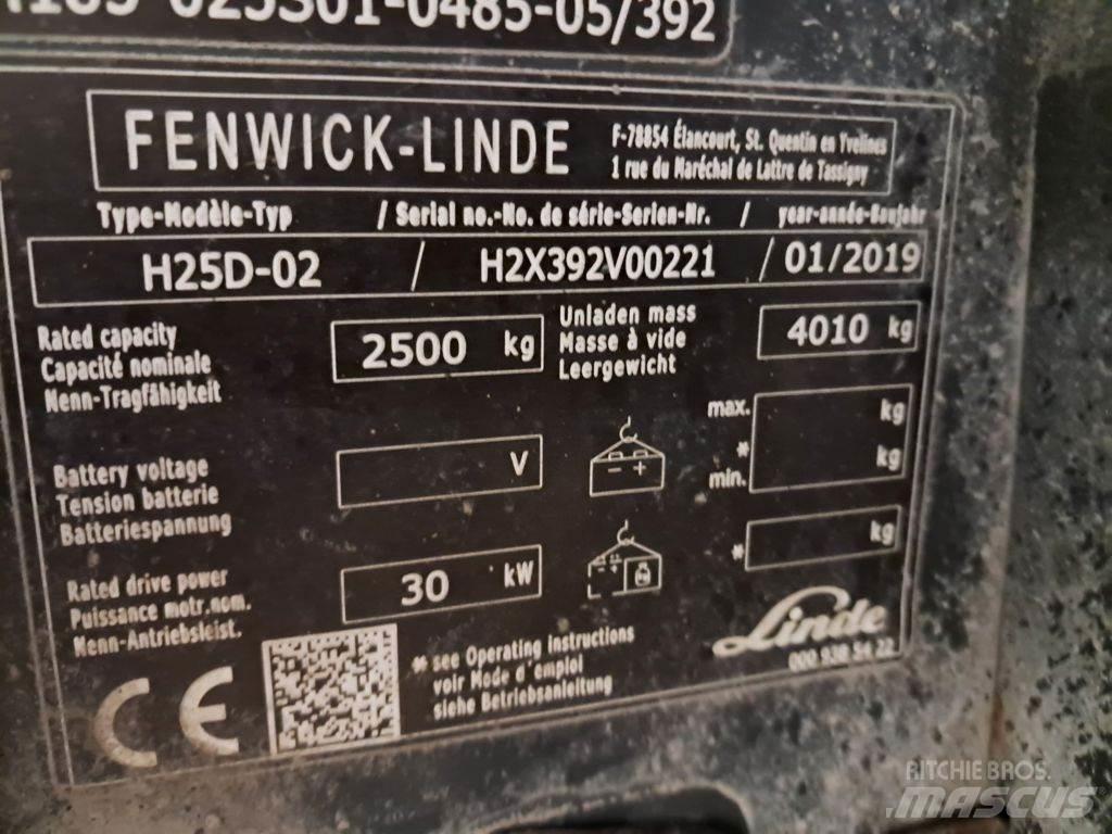 Linde H25D-02 Dyzeliniai krautuvai