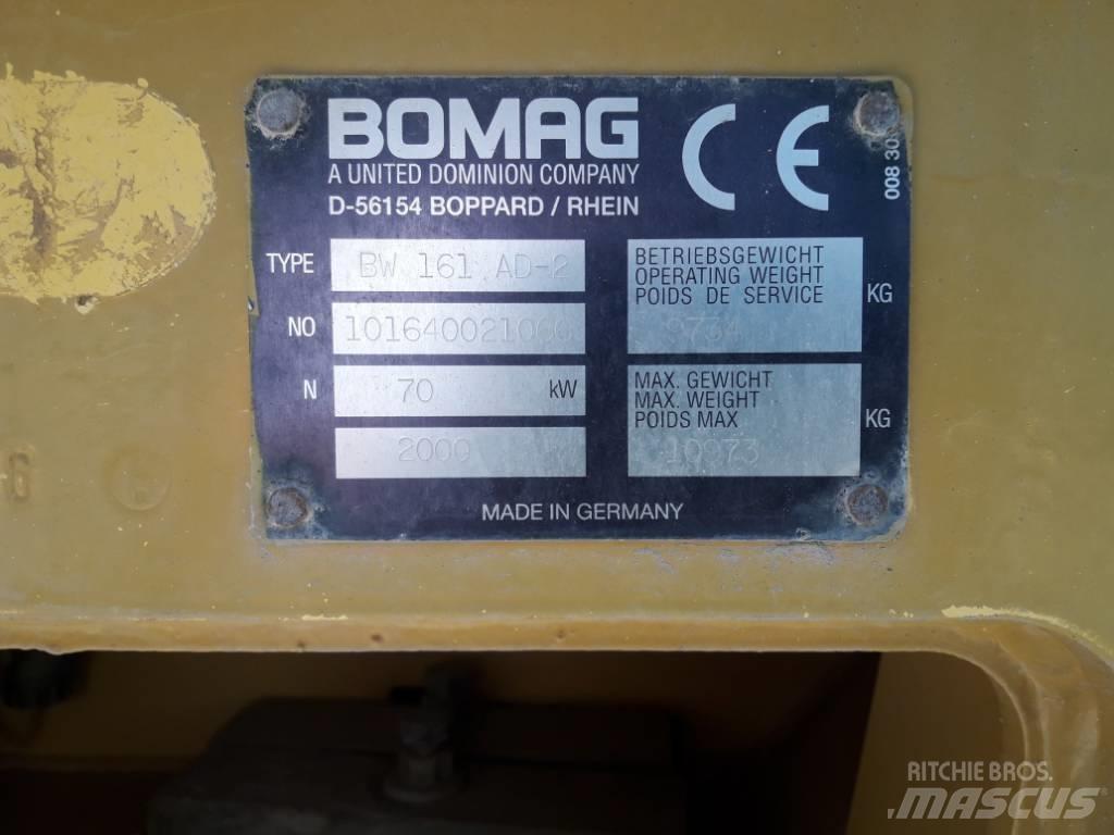 Bomag BW161AD-2 Porinių būgnų volai