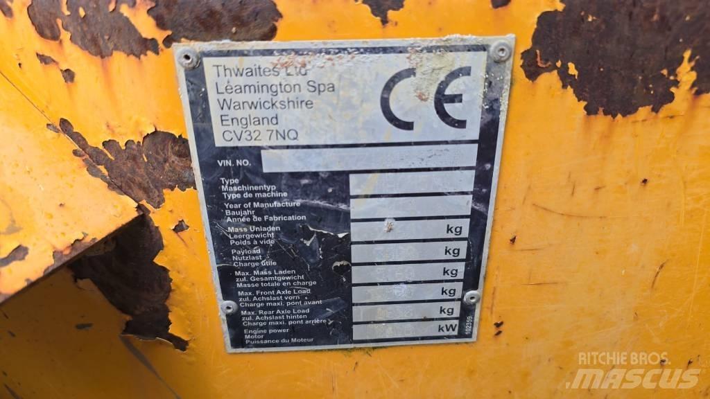 Thwaites 3 ton Statybiniai savivarčiai sunkvežimiai