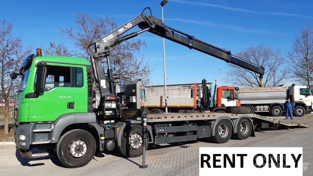 MAN TGS 35.360  rent Platforminiai/Gerviniai sunkvežimiai