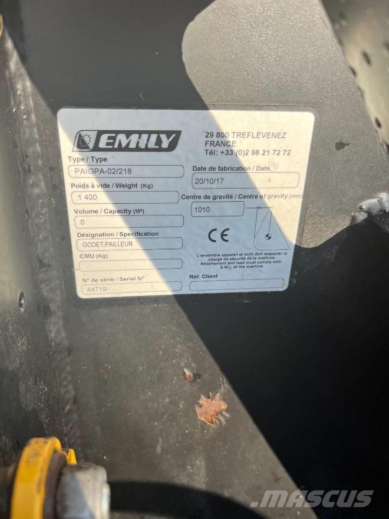 Emily Paigpa Ryšulių smulkinimo, pjaustymo ir išvyniojimo įrenginiai