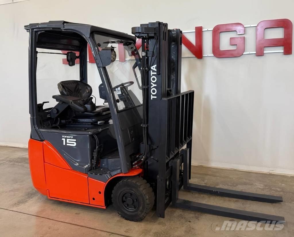 Toyota 10995 - 8FBET15 Elektriniai šakiniai krautuvai
