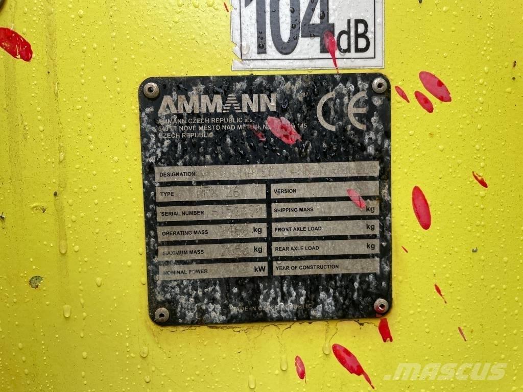 Ammann ARX 26 Porinių būgnų volai