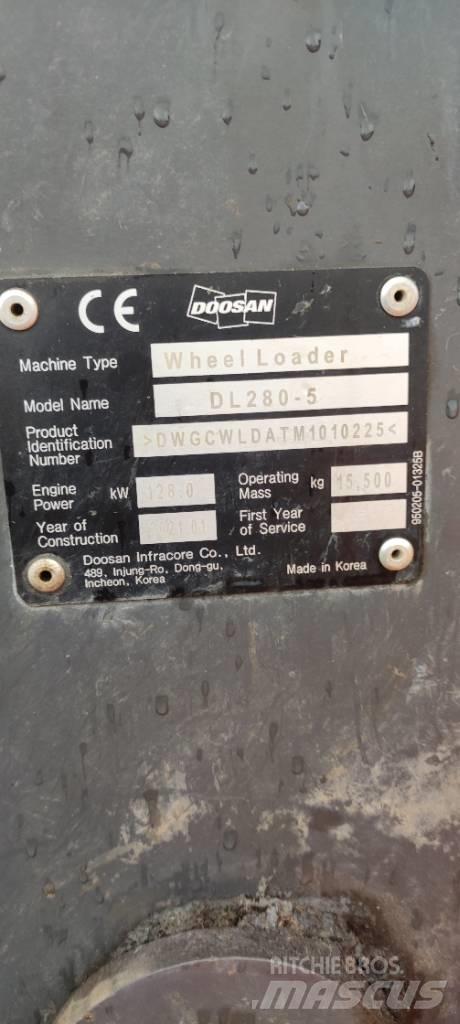 Doosan DL 280-5 Naudoti ratiniai krautuvai