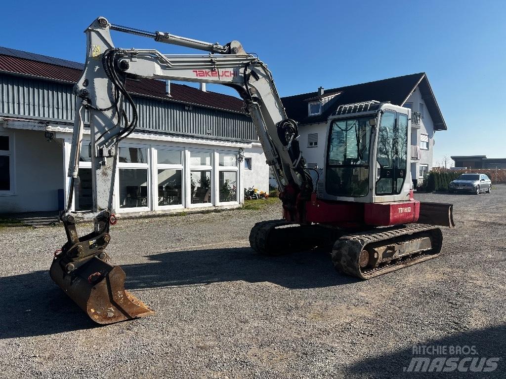 Takeuchi TB 180 FR Vidutinės galios ekskavatoriai 7-12 t