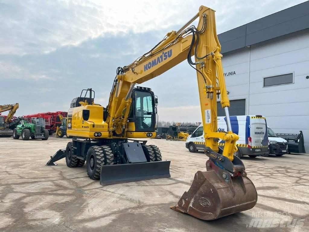 Komatsu PW160-11 Ratiniai ekskavatoriai