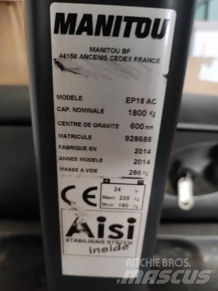 Manitou EP18 Savaeigiai rietuvai