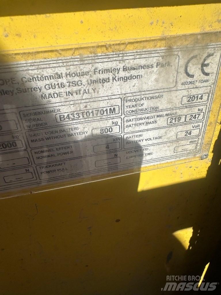 Hyster P 2.0 Savaeigiai rietuvai