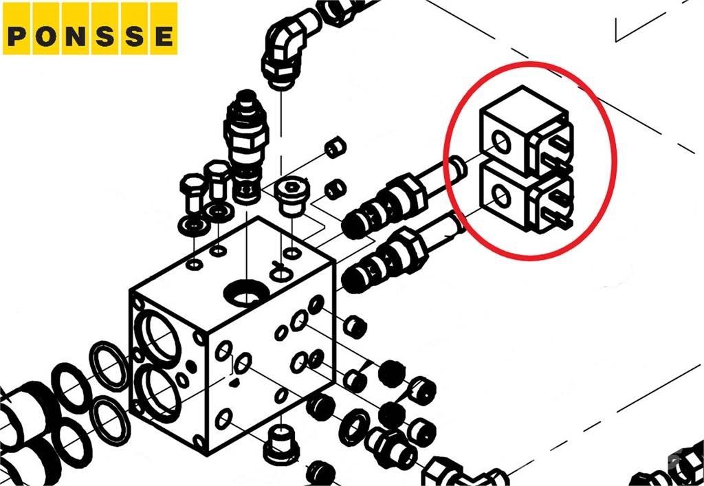 Ponsse 0060076 Medžių kirtimo mašinų darbinės galvos