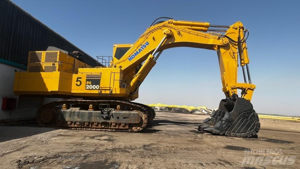 Komatsu PC 2000-8 Vikšriniai ekskavatoriai