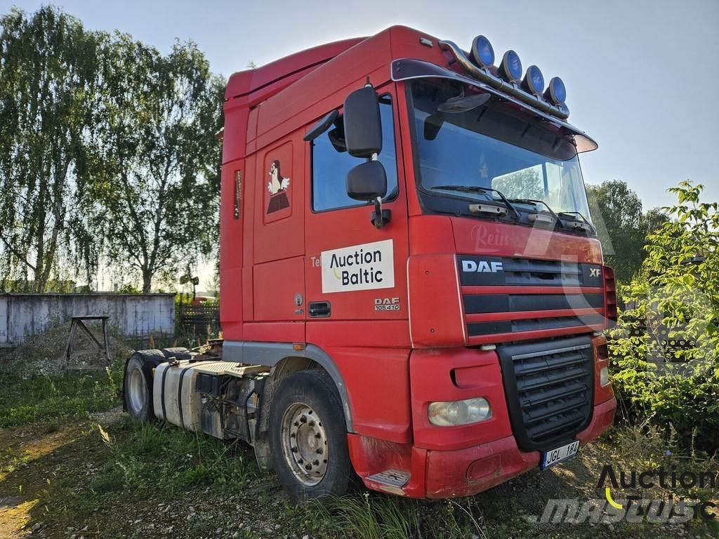 DAF FT XF105.410T Naudoti vilkikai