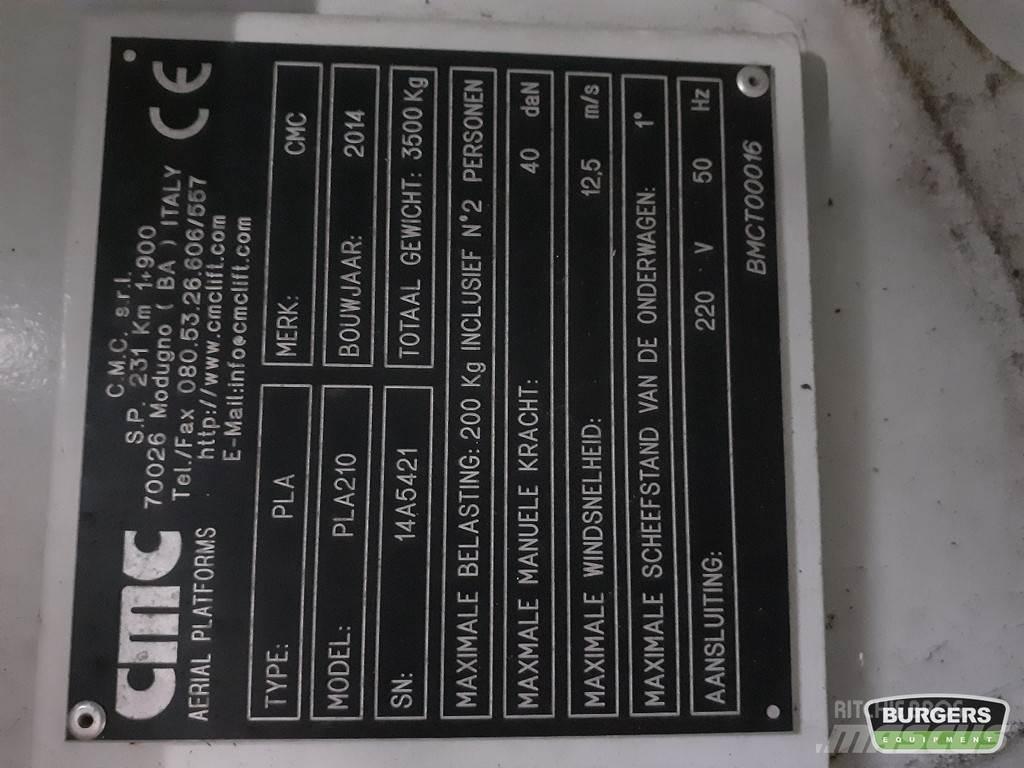 CMC PLA 210 Teleskopiniai keltuvai