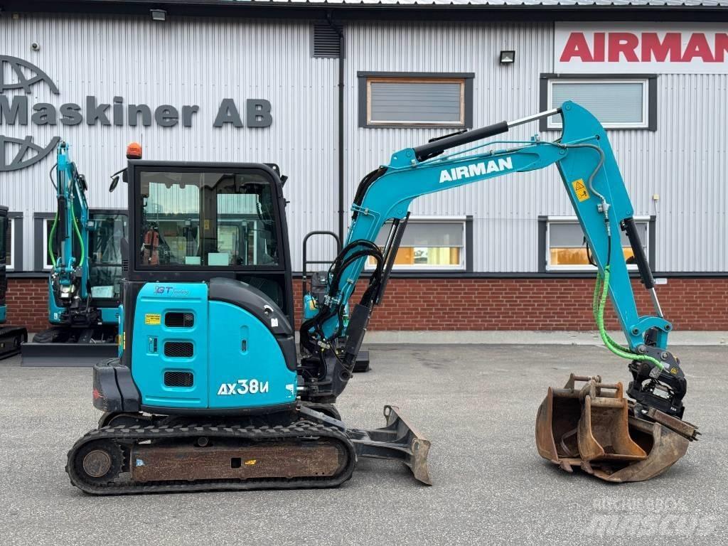 Airman AX 38 U Mini ekskavatoriai < 7 t