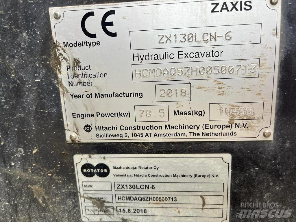 Hitachi ZX130LCN-6 Vikšriniai ekskavatoriai