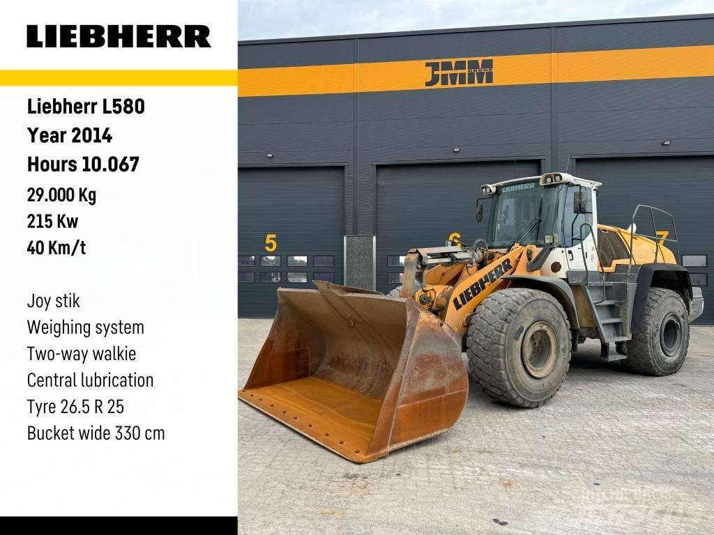 Liebherr L580 Naudoti ratiniai krautuvai