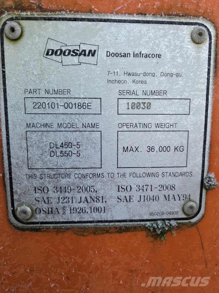Doosan DL 450-5 Naudoti ratiniai krautuvai