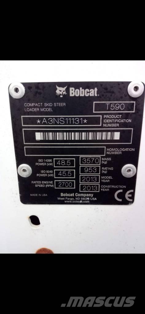 Bobcat T 590 Krautuvai su šoniniu pasukimu
