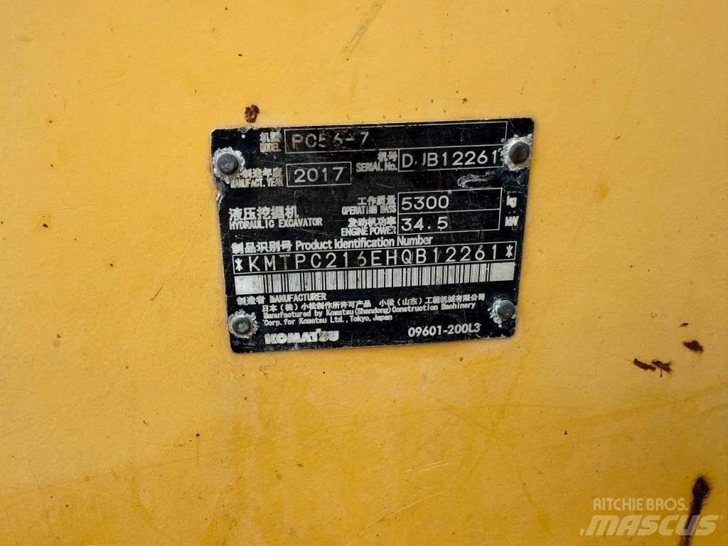 Komatsu PC 56-7 Mini ekskavatoriai < 7 t
