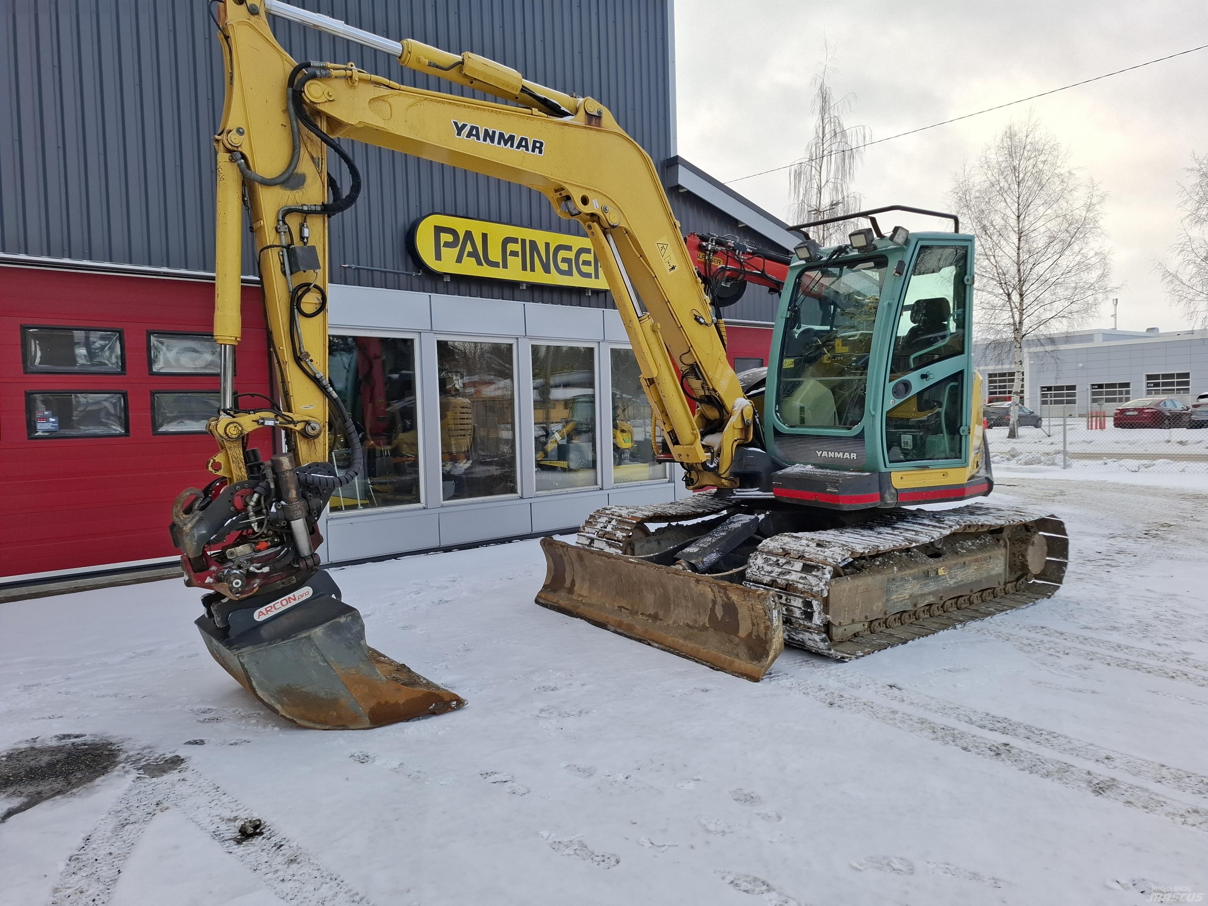 Yanmar SV100-1A Vidutinės galios ekskavatoriai 7-12 t