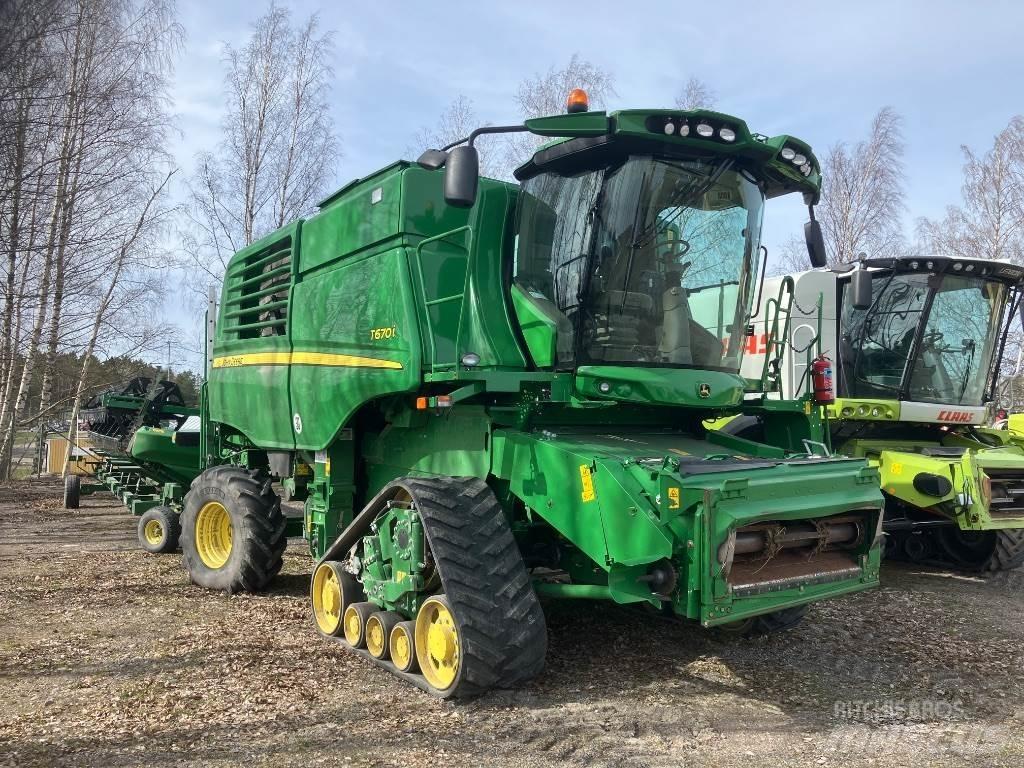 John Deere 670i Derliaus nuėmimo kombainai