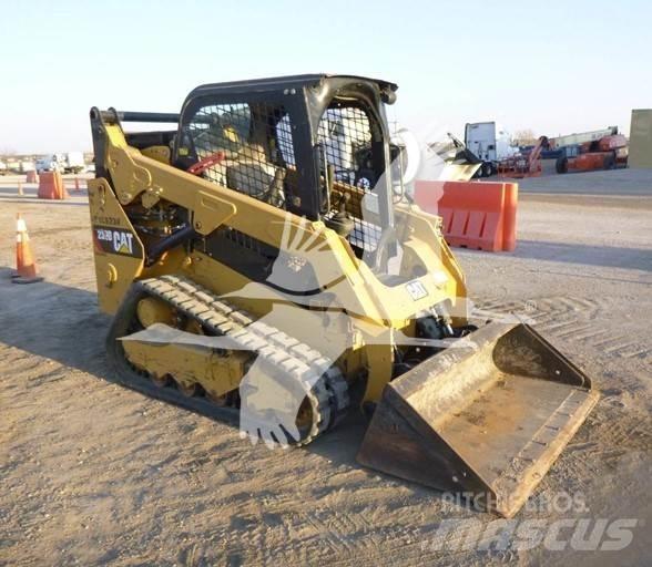 CAT 259D Krautuvai su šoniniu pasukimu